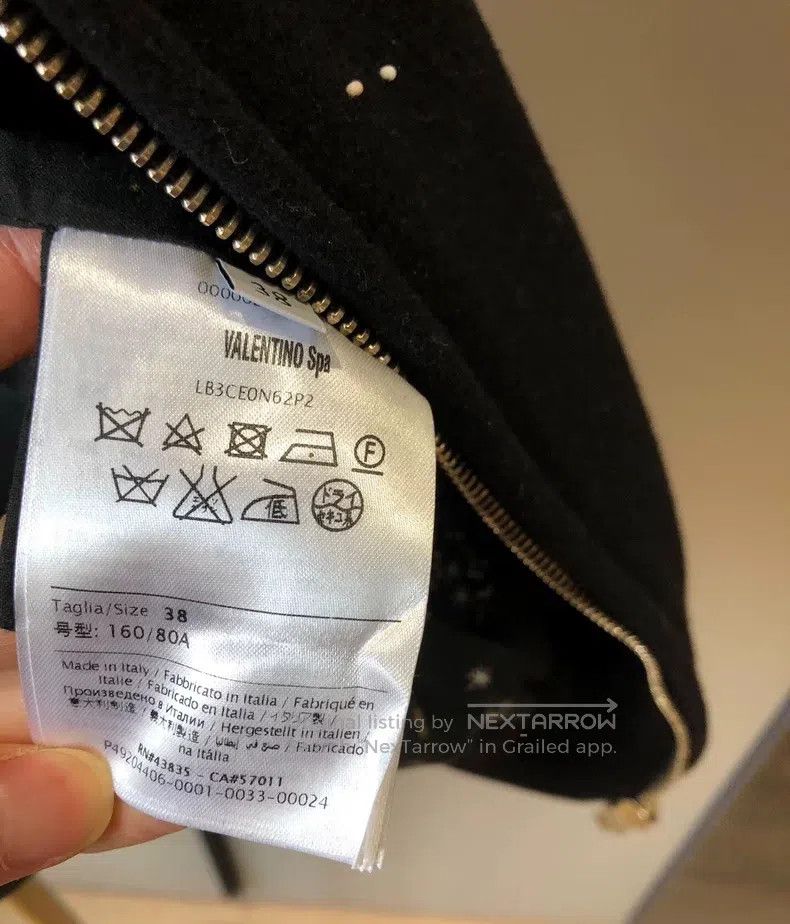 Valentino Valentino Heavy work jacket baseball uniform wool jacket Size S / US 4 / IT 40 - 5 Thumbnail
