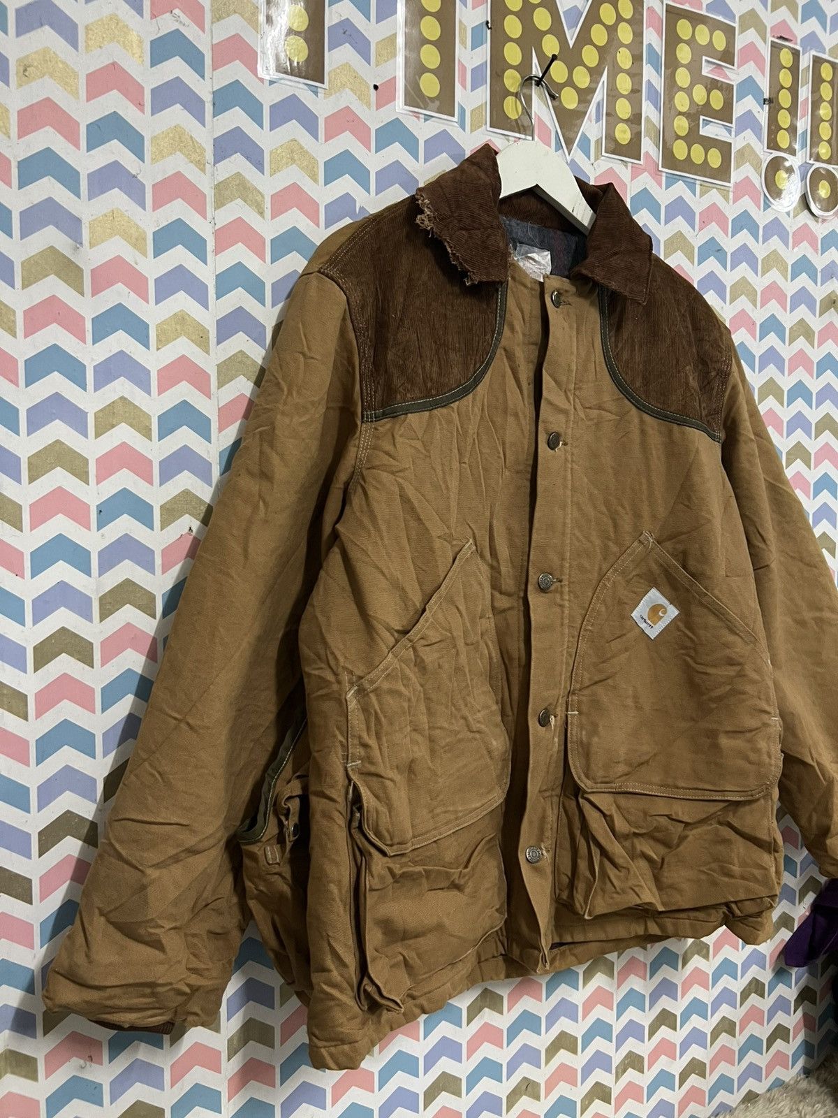 Carhartt 80s Carhartt Hunting Nice Jacket Size US L / EU 52-54 / 3 - 3 Thumbnail