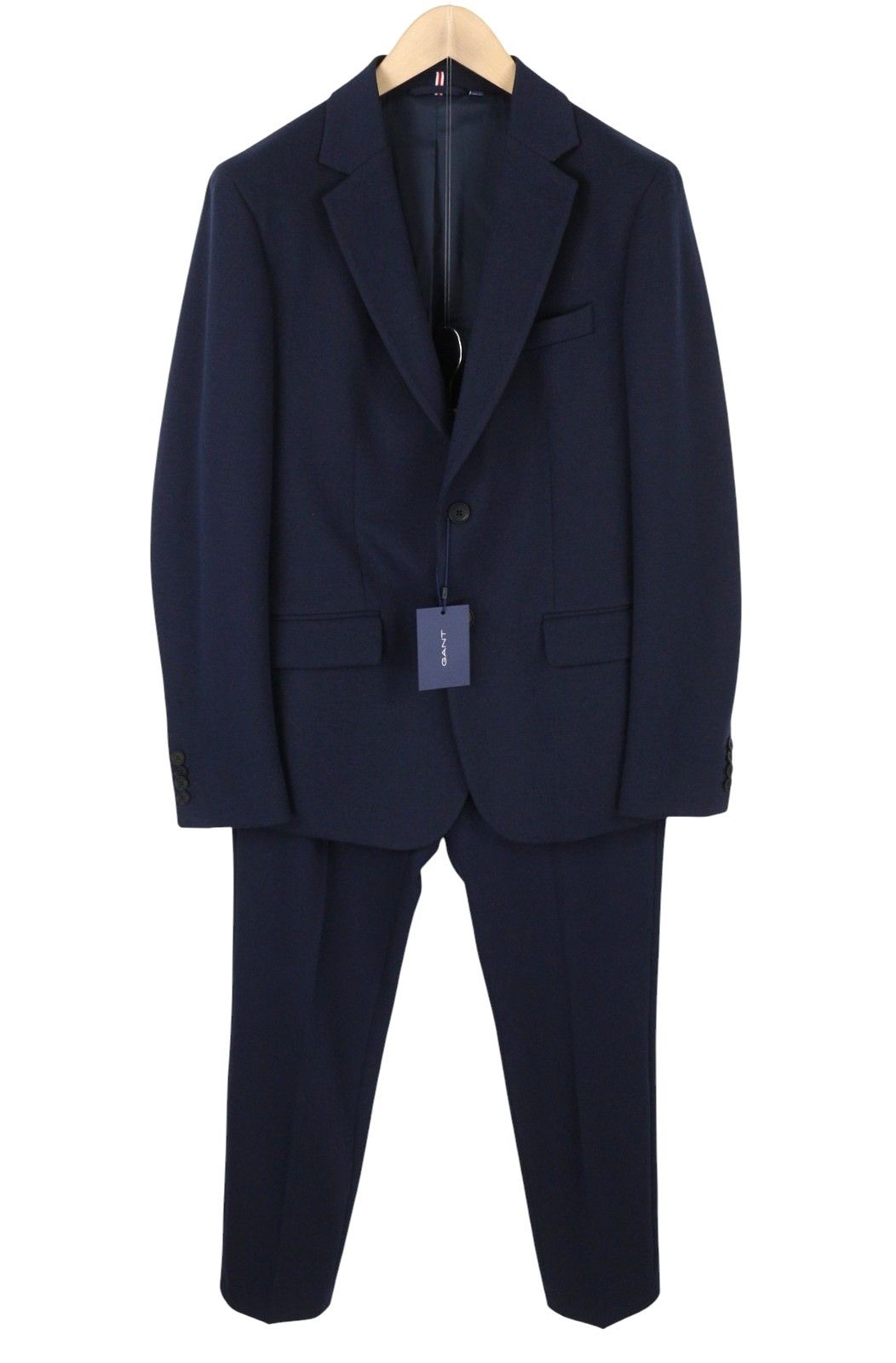 Gant JERSEY EU48/EU50 Evening Blue Slim 2in1 Suit 87331 Size 38R - 2 Thumbnail