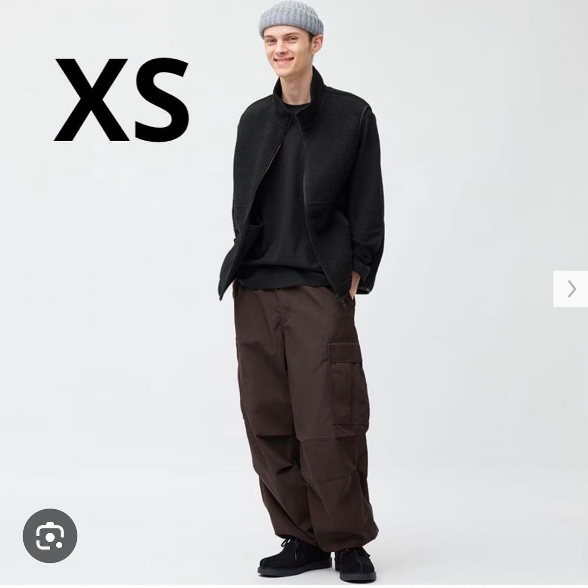 Japanese Brand Gu super wide cargo balloon pants black size 31-34 Size US 32 / EU 48 - 3 Thumbnail