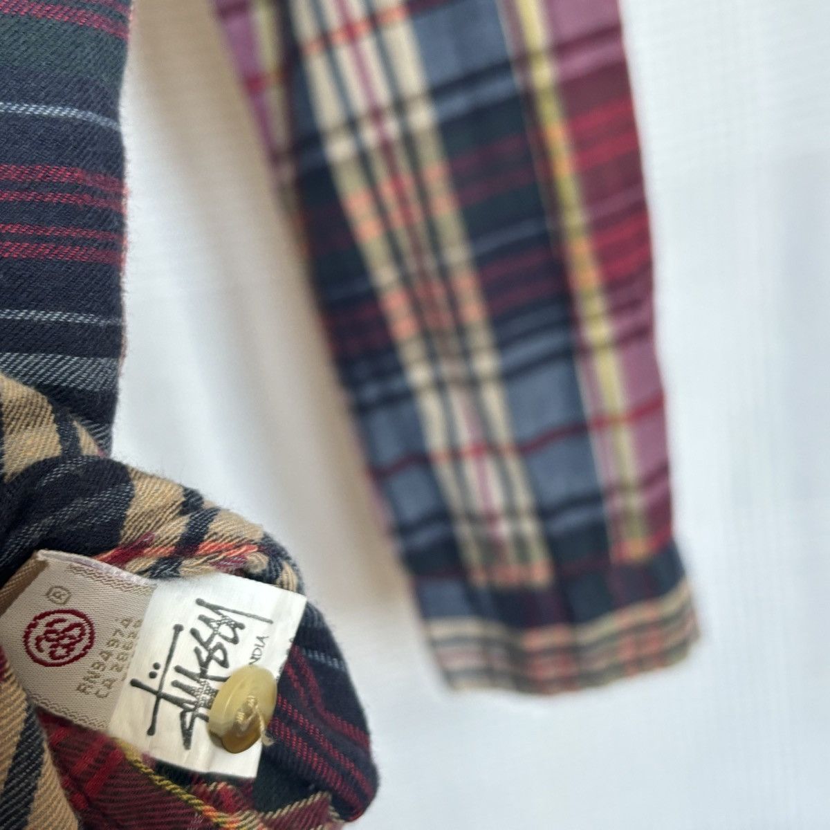Stussy Stussy flannel shirt button up medium vintage rare street Size US M / EU 48-50 / 2 - 5 Thumbnail