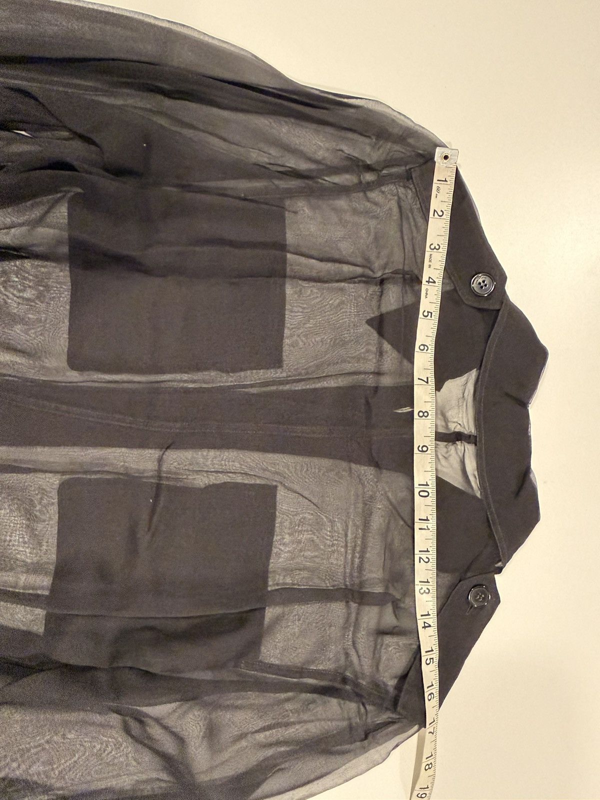 Saint Laurent Paris Saint laurent sheer transparent silk shirt. 38/15. $5100 Size US S / EU 44-46 / 1 - 10 Thumbnail