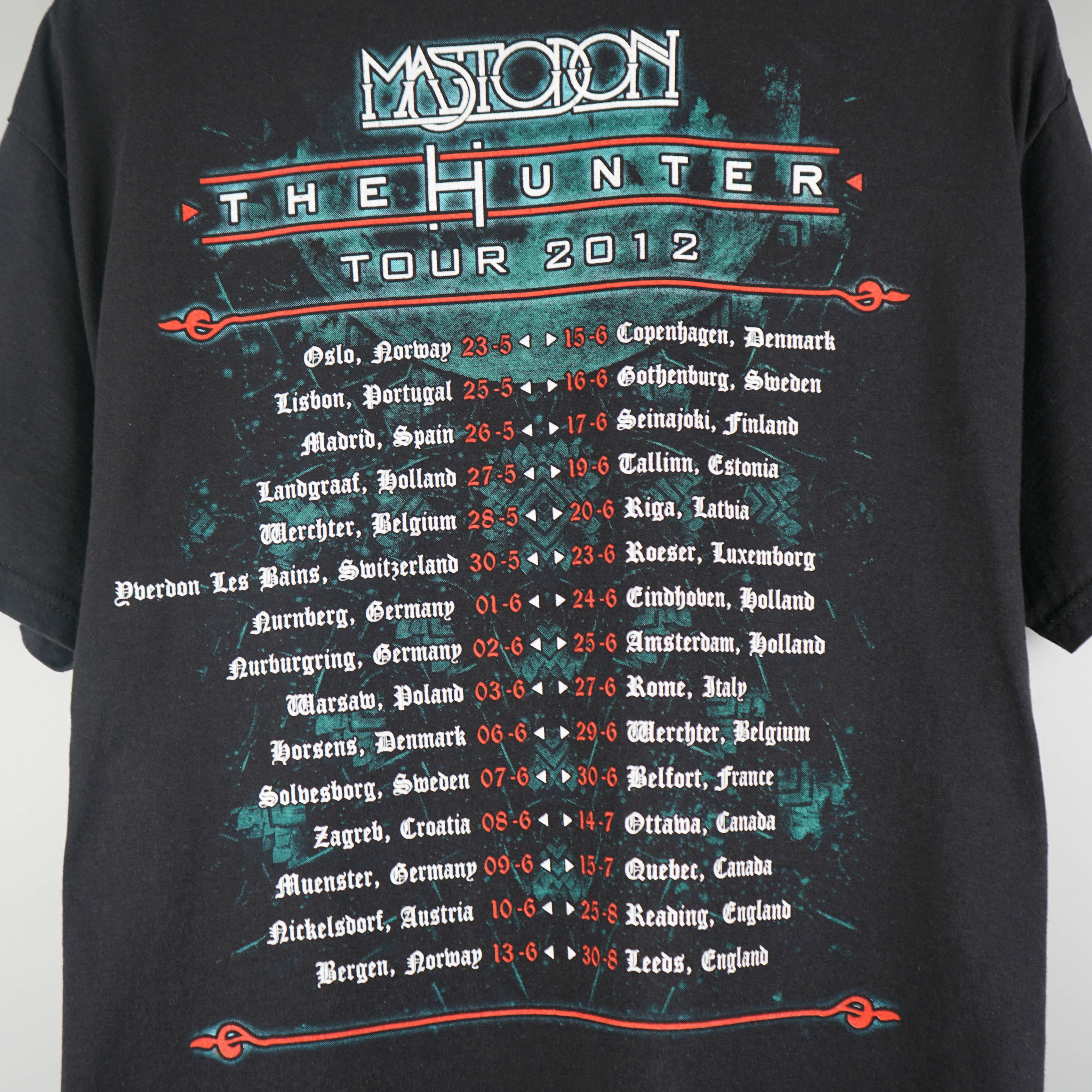 Band Tees × Vintage Vintage 2012 Mastodon T-Shirt 2012 Tour Size US M / EU 48-50 / 2 - 7 Thumbnail