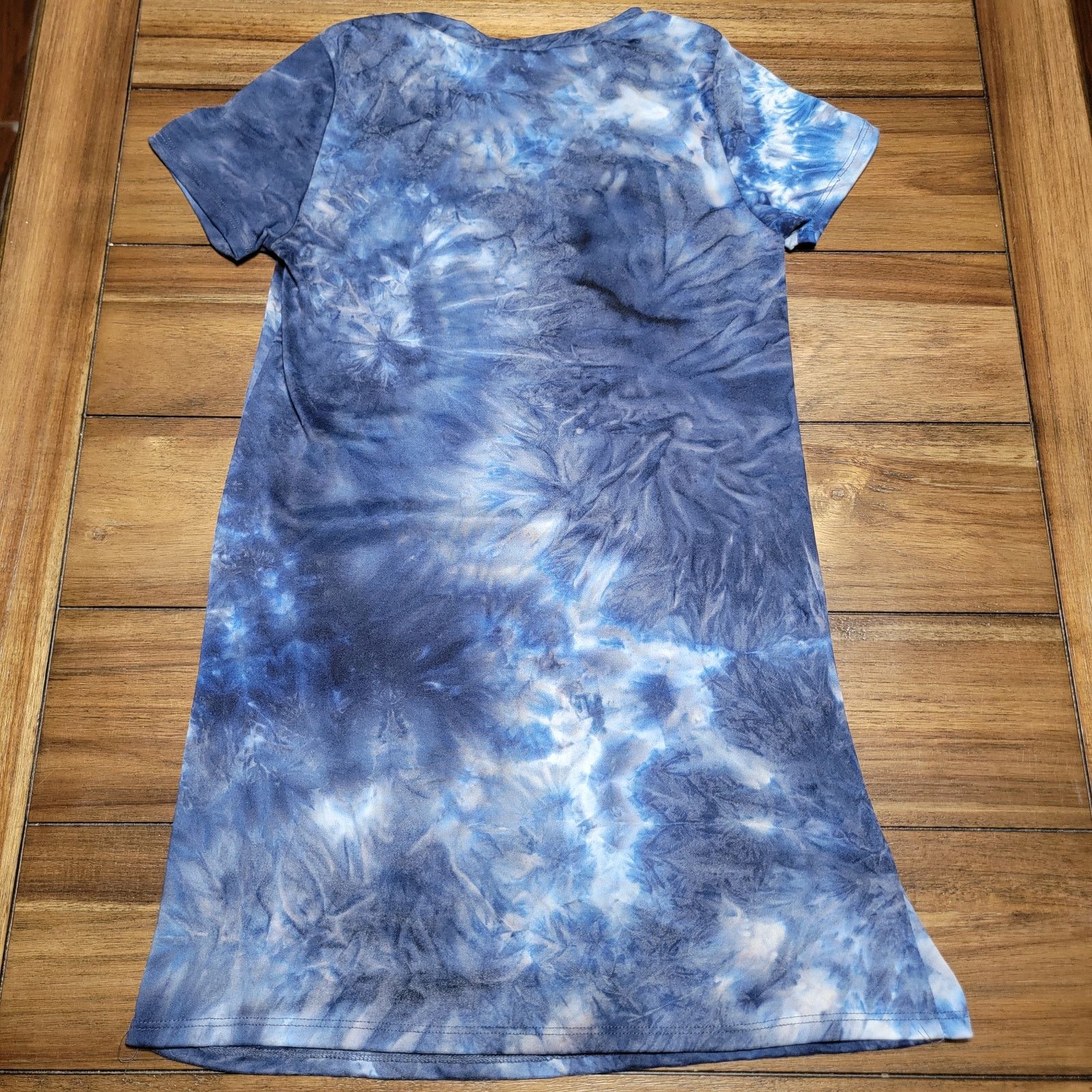 Other Kiyomi Blue Tie-Dye Long Tee Lip Bite - Size XS Size XS / US 0-2 / IT 36-38 - 3 Thumbnail