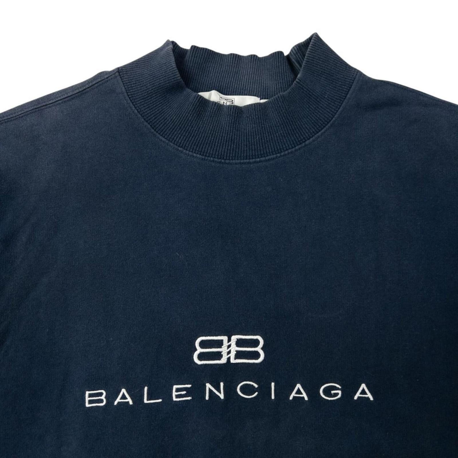 Balenciaga Vintage Balenciaga Embroidered Sweatshirt Size L Size US L / EU 52-54 / 3 - 3 Thumbnail