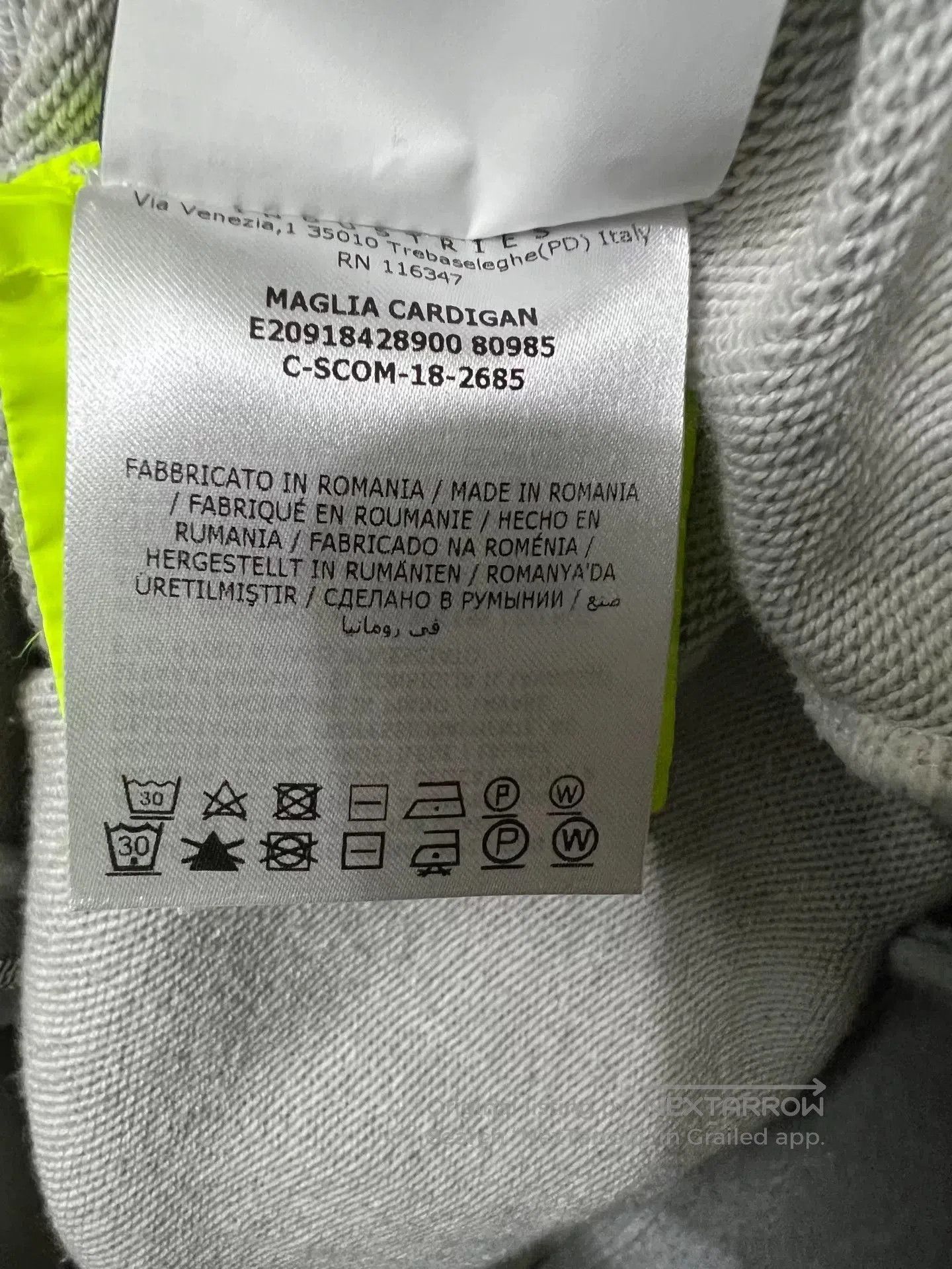 Moncler Moncler Men's Casual Hooded Sweatshirt. Size US XL / EU 56 / 4 - 7 Thumbnail