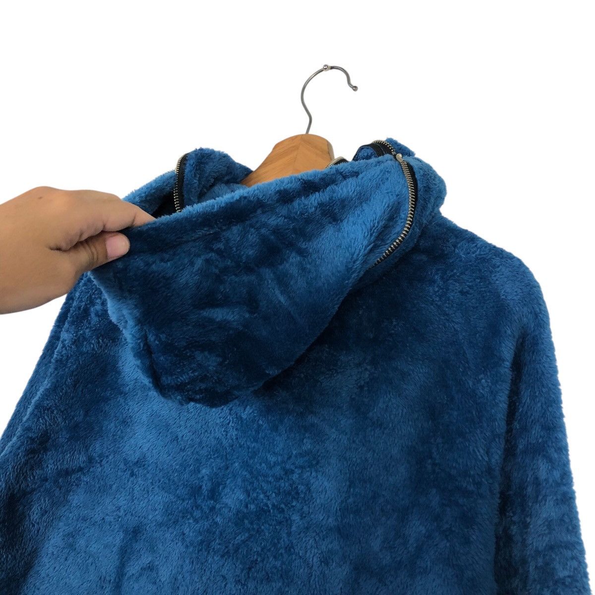 Beams Plus 📌Rich Blue Vintage Zipper Fleece Jacket Beams Heart Size US M / EU 48-50 / 2 - 11 Thumbnail
