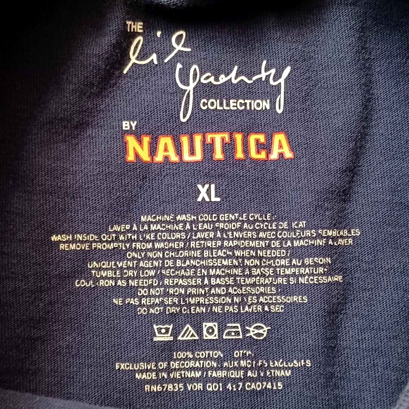Nautica Nautica The Lil Yachty Collection T Shirt Mens XL Navy Blue Graphic Size US XL / EU 56 / 4 - 2 Thumbnail