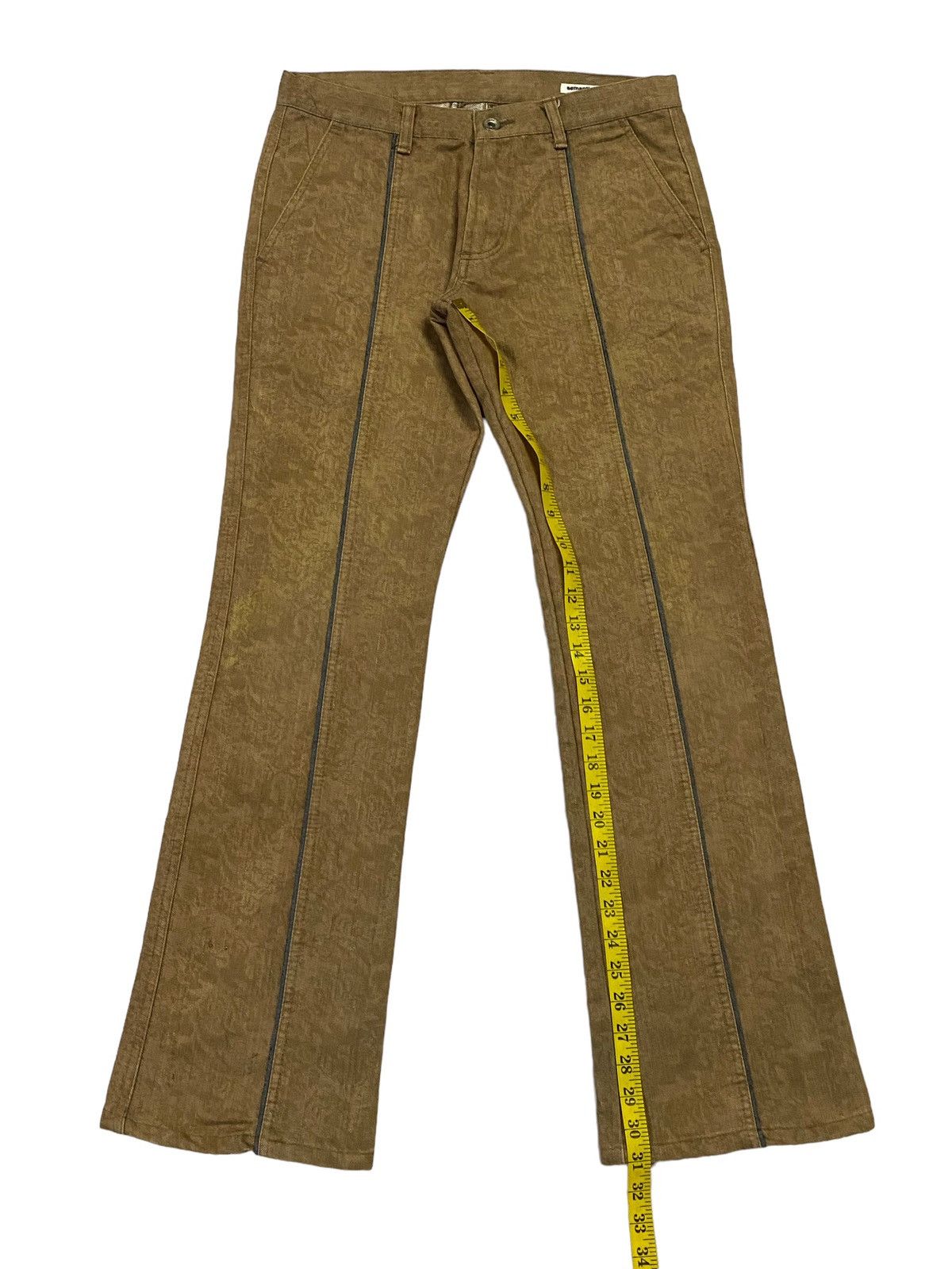 semanticdesign Vintage SemanticDesign Flowers Printed Flare Jeans Size 30" / US 8 / IT 44 - 7 Thumbnail