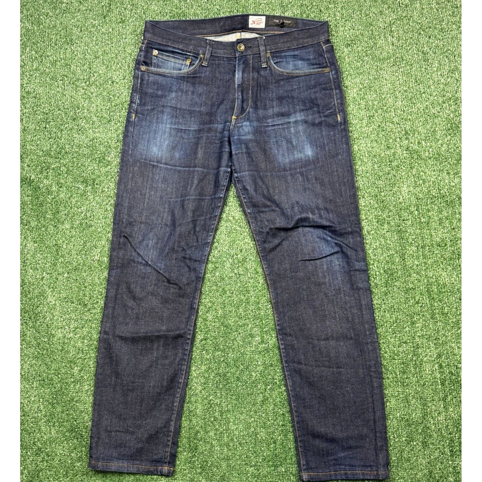 Rag & Bone rag & bone Jeans 32x28 Denim Slim Mid Blue 5-Pocket Japan Vintage No Mens Jeans Size US 32 / EU 48 - 2 Thumbnail