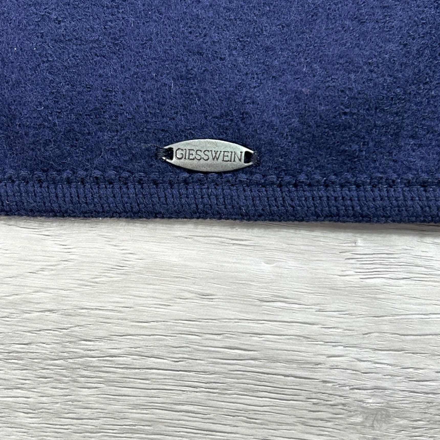 Vintage Giesswein Jacket Womens 38 Blue Merino Wool Button Front Embroidered Austria Size XS / US 0-2 / IT 36-38 - 3 Thumbnail