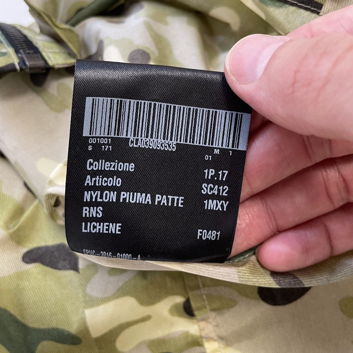 Prada S/S 17 Sample Nylon Camo Zip Jacket Size US M / EU 48-50 / 2 - 10 Thumbnail