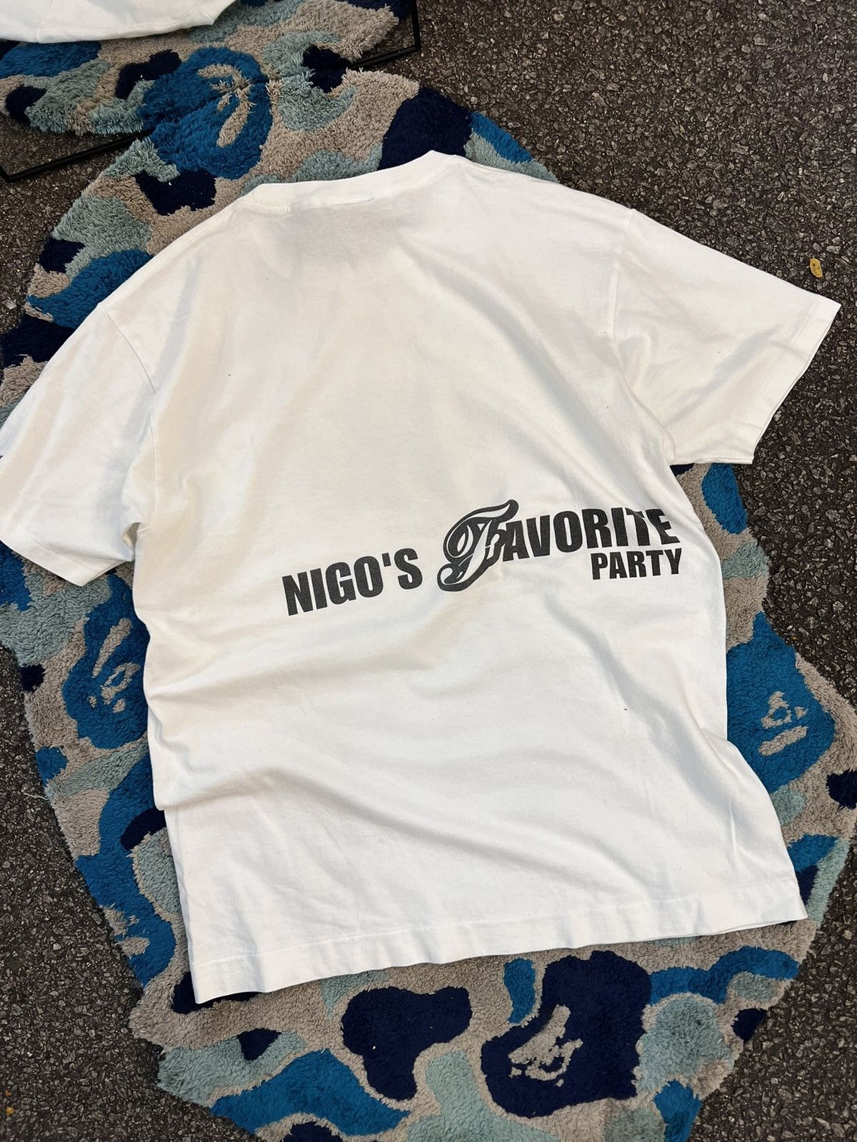 Bape Vtg bape Nigo's Favorite Party Tee Size US L / EU 52-54 / 3 - 3 Thumbnail