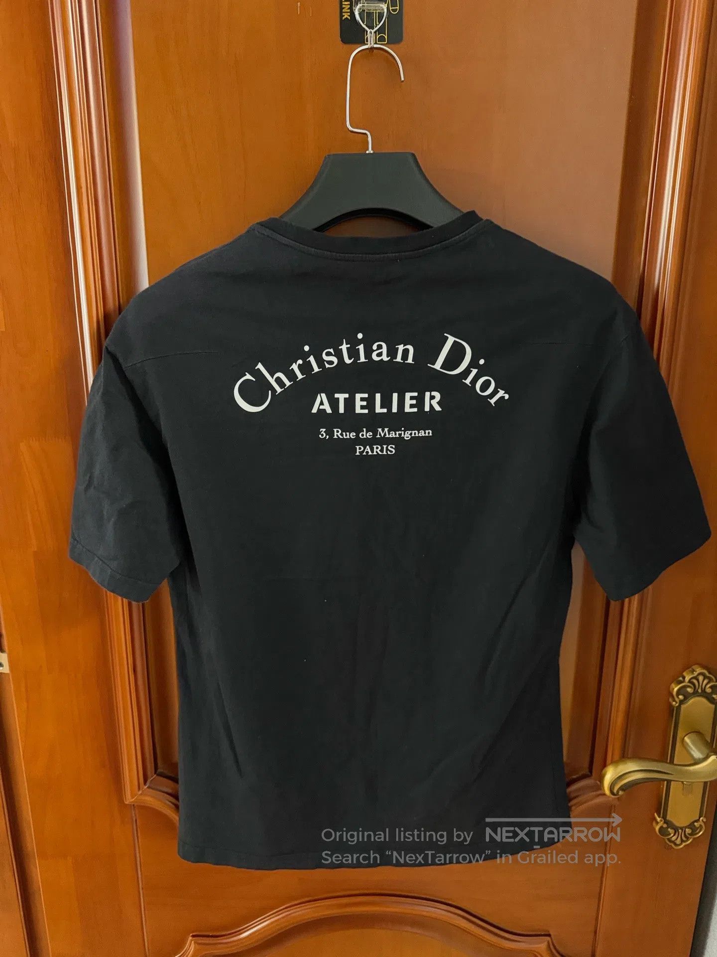 Dior Dior Black T-shirt with logo slogan| Size US S / EU 44-46 / 1 - 2 Thumbnail