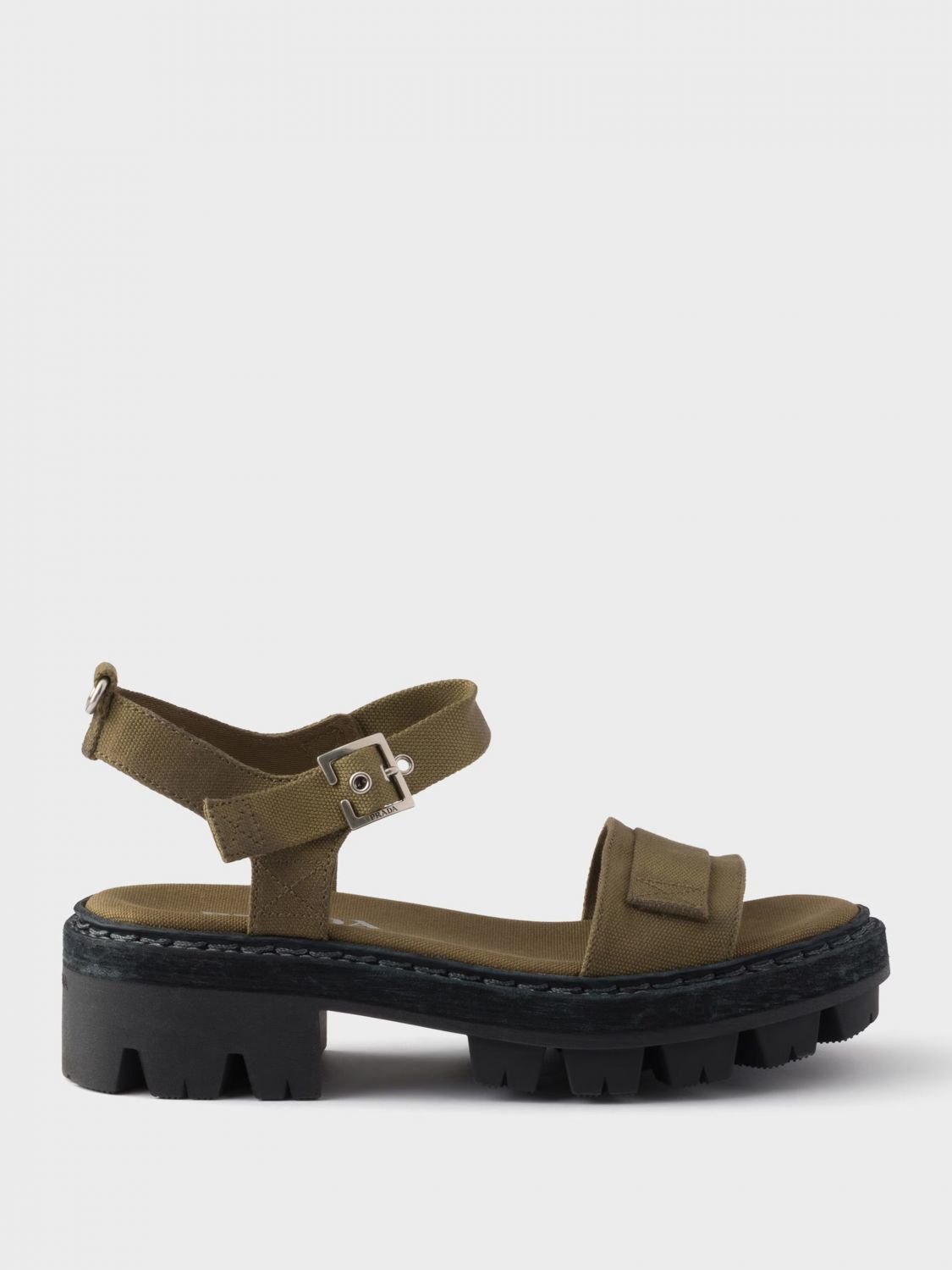 Prada Prada Heeled Sandal Woman Military Size US 7 / IT 37 - 1 Preview