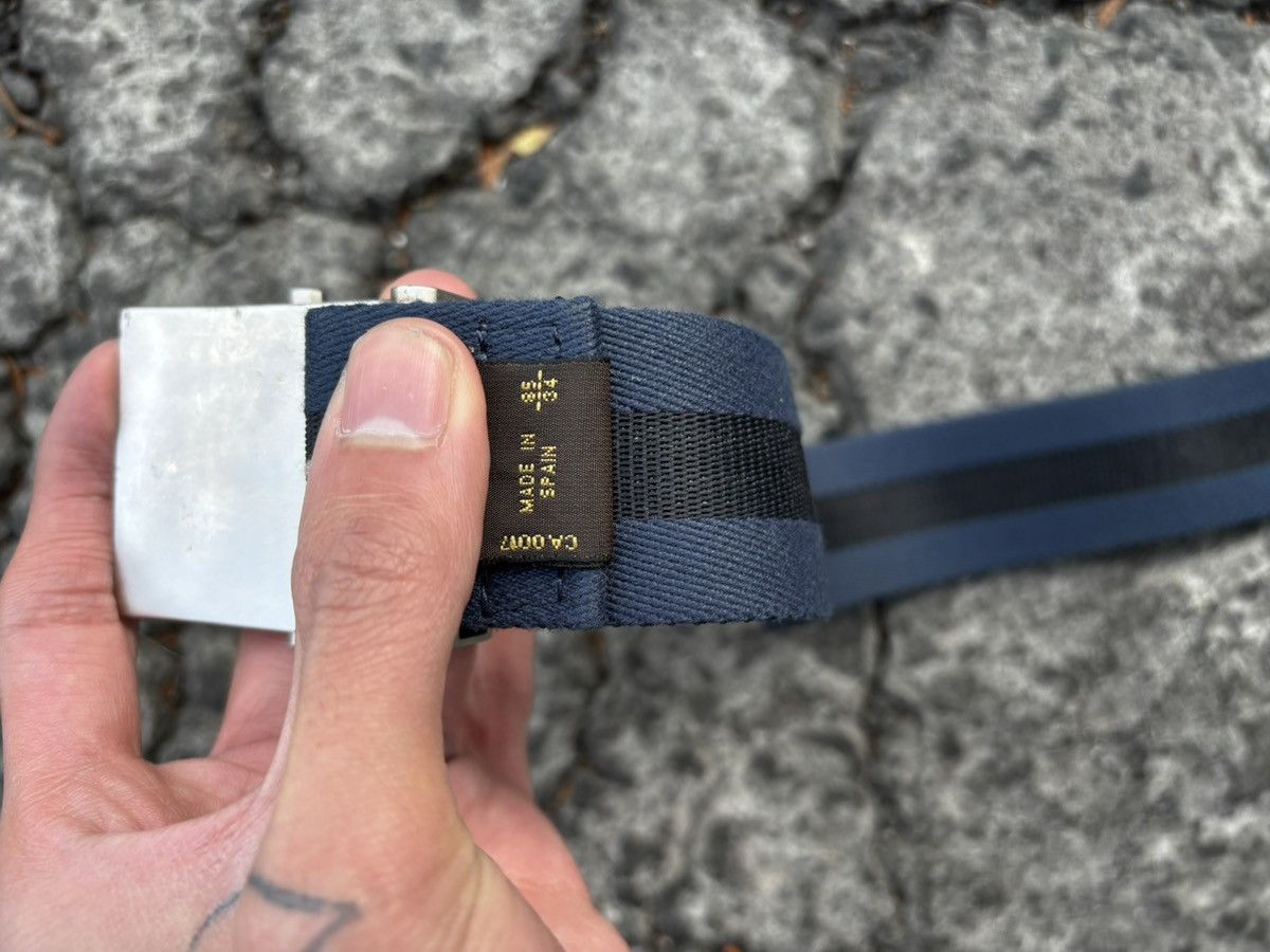 Louis Vuitton Louis Vuitton Cup Belt Blue Navy Size ONE SIZE - 7 Thumbnail