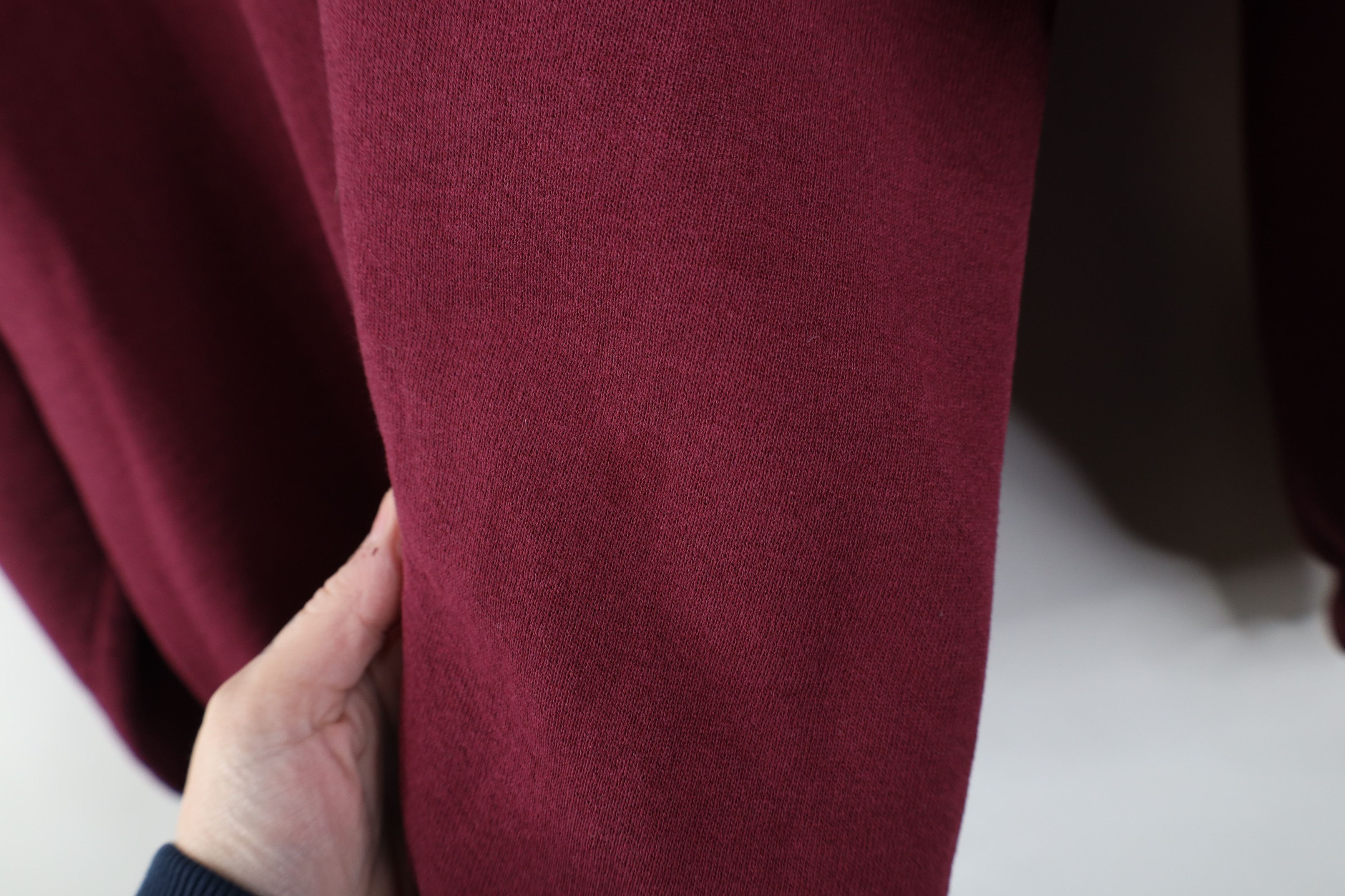 Vintage Vintage 90s Bike Blank Crewneck Sweatshirt Burgundy Red USA Size US L / EU 52-54 / 3 - 9 Thumbnail