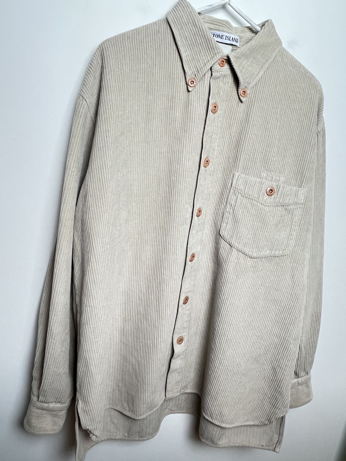 Stone Island stone island archive jumbo cord shirt Size US L / EU 52-54 / 3 - 7 Thumbnail