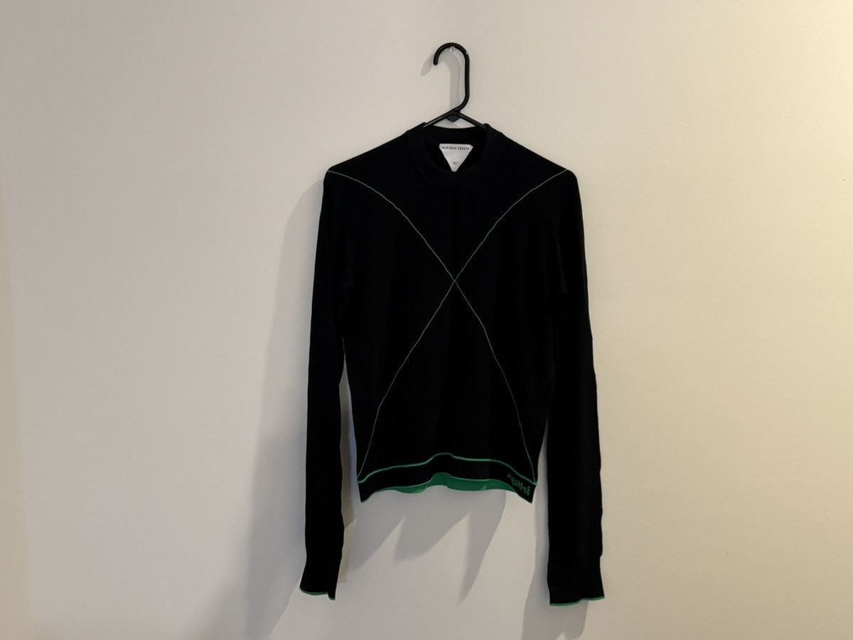 Bottega Veneta BOTTEGA VENETA Technoskin Sweater Men’s XL Black Fitted Size US XL / EU 56 / 4 - 2 Thumbnail