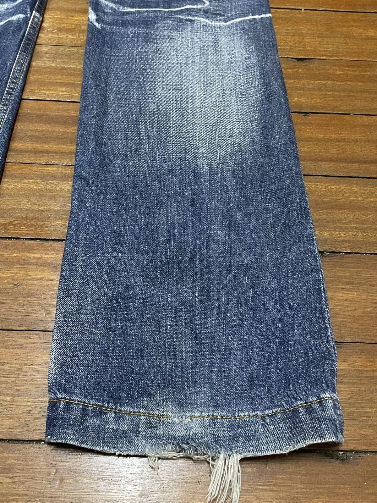 Nicole Club Rare Design Vintage Brand Nicole Club Distressed Jeans 1990s Size US 33 - 8 Thumbnail