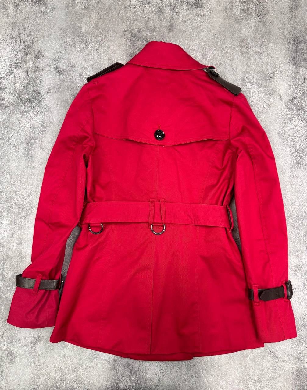 Burberry Burberry Women's Short Trench Coat Red Size S Size S / US 4 / IT 40 - 8 Thumbnail