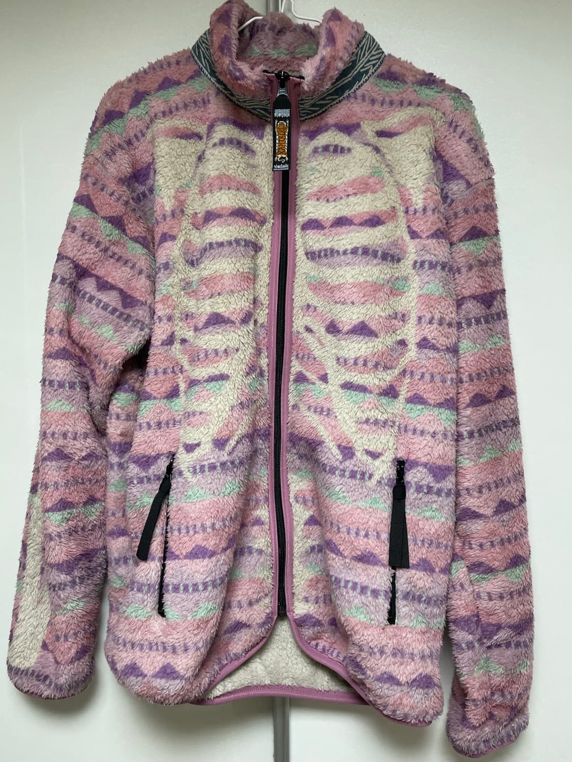 Kapital Kapital Ashland Stripe Bone Fleece zip jacket Size US L / EU 52-54 / 3 - 1 Thumbnail