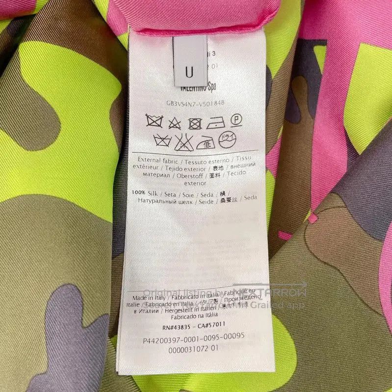 Valentino Valentino Color Block Silk Midi Dress . Size XXS / US 00 / IT 34 - 6 Thumbnail