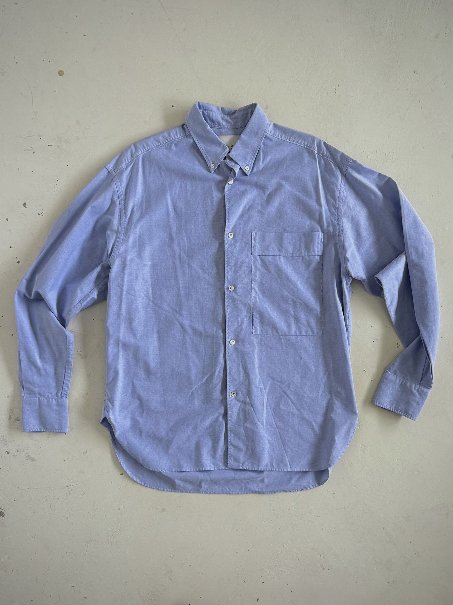 Studio Nicholson Relaxed Oversized Blue Oxford Size US S / EU 44-46 / 1 - 4 Thumbnail
