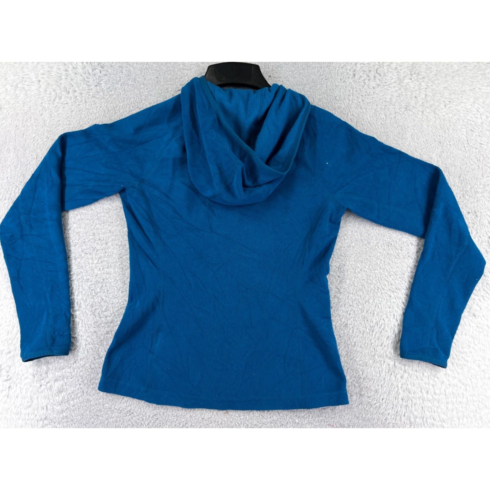 The North Face The North Face Jacket Women Small Blue Zip Hooded Polartec Warm Outdoor Fleece Size S / US 4 / IT 40 - 2 Thumbnail
