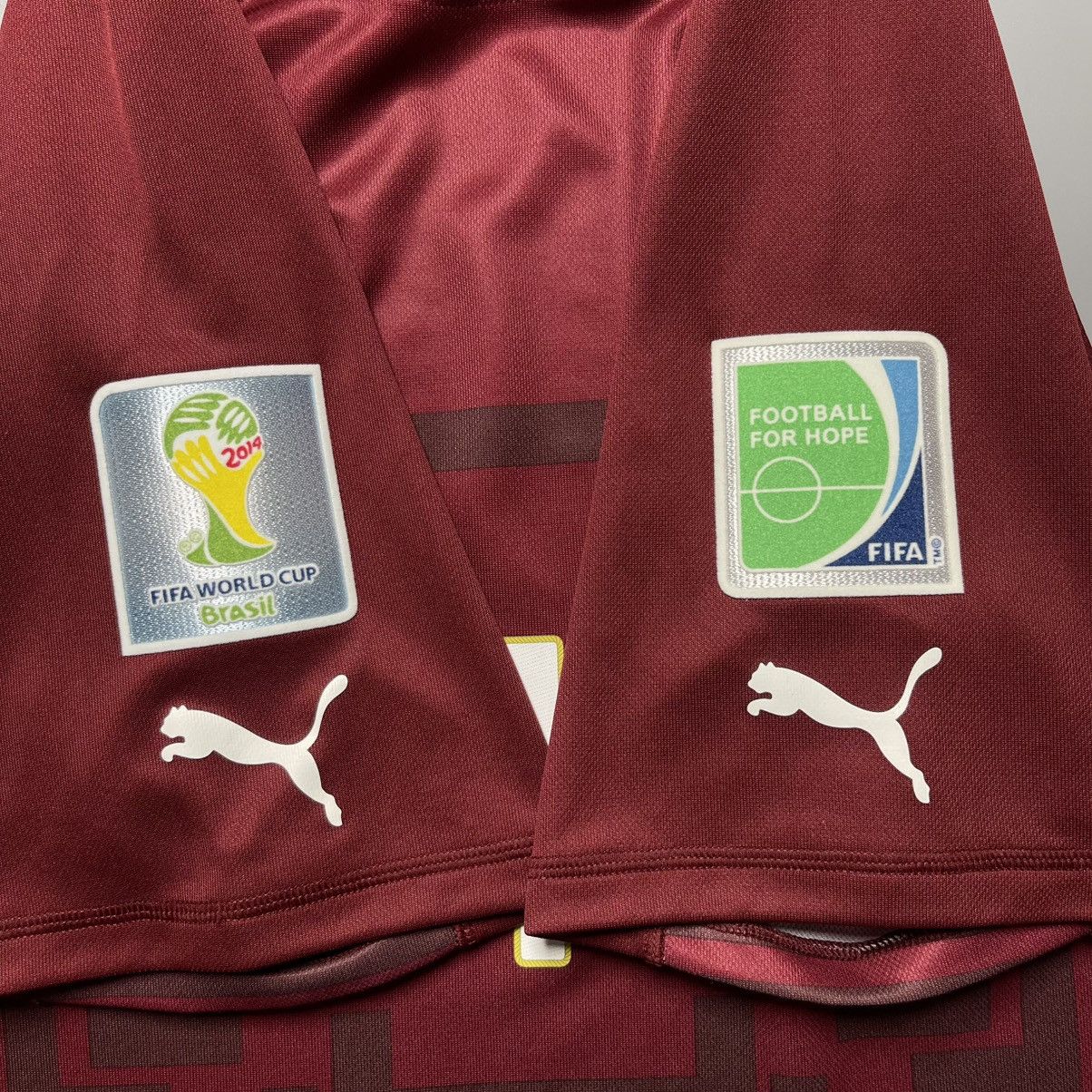 Puma ITALY PUMA 2014 WORLD CUP SOCCER GOALKEEPER JERSEY #1 BUFFON Size US XL / EU 56 / 4 - 7 Thumbnail
