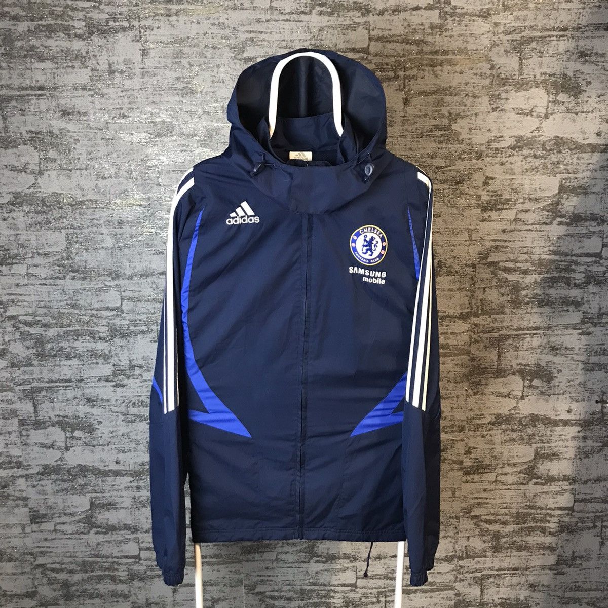 Vintage Vintage Adidas Chelsea Jacket Soccer Jersey Size L/XL Size US L / EU 52-54 / 3 - 2 Thumbnail