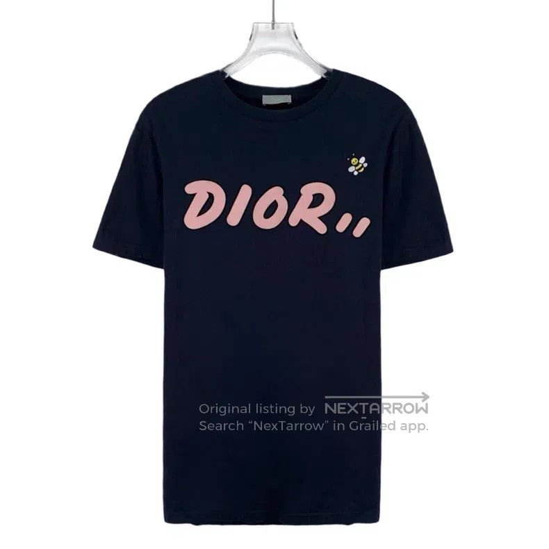 Dior Dior Black logo letter printed cotton round-neck short-sle Size US XXS / EU 40 - 1 Thumbnail
