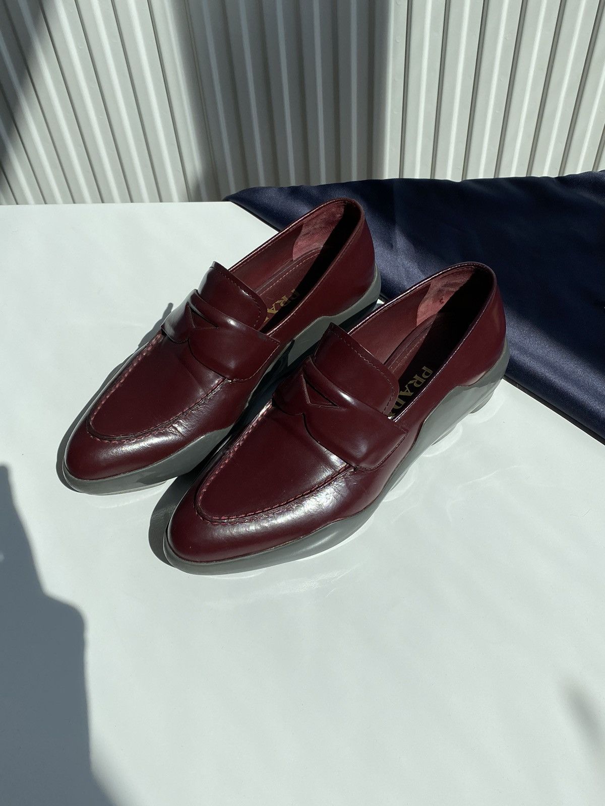Prada Prada Penny Loafers Platforms Leather Size US 6 / IT 36 - 6 Thumbnail