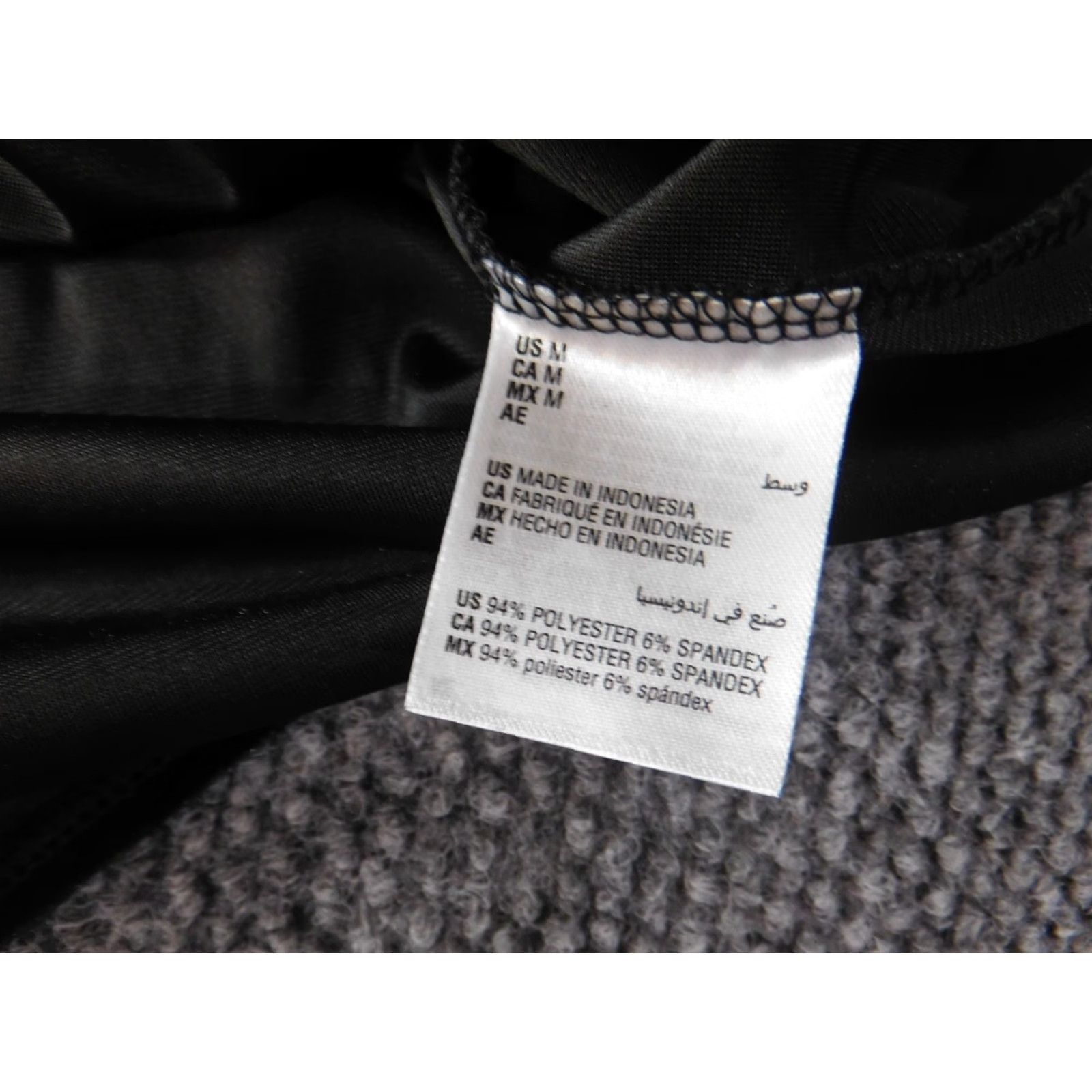 Vintage Morgan Taylor Womens Blouse M Black Crew Neck Pullover Stretch Top Casual Designer Geometric Ruffle Long Sleeve Polyester Spandex Rayon Size M / US 6-8 / IT 42-44 - 6 Thumbnail