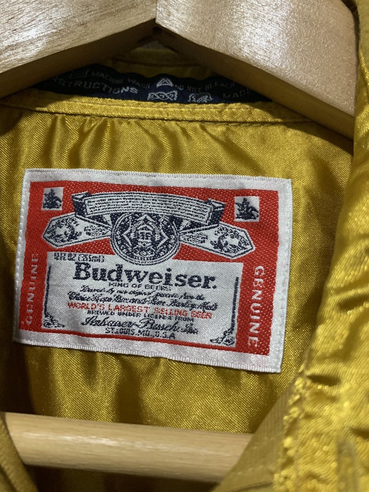 Budweiser × Vintage Vintage budweiser vintage long sleeve shirt Size US XL / EU 56 / 4 - 6 Thumbnail
