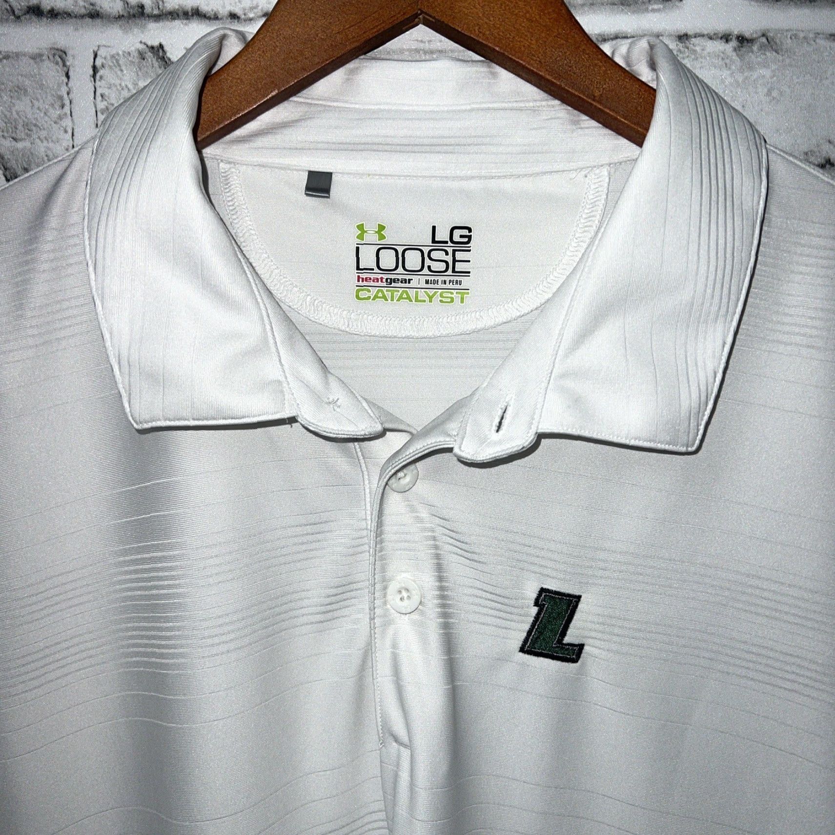 Under Armour Under Armour HeatGear Catalyst Polo Shirt Mens Size L White Polo Shirt Size US L / EU 52-54 / 3 - 2 Thumbnail