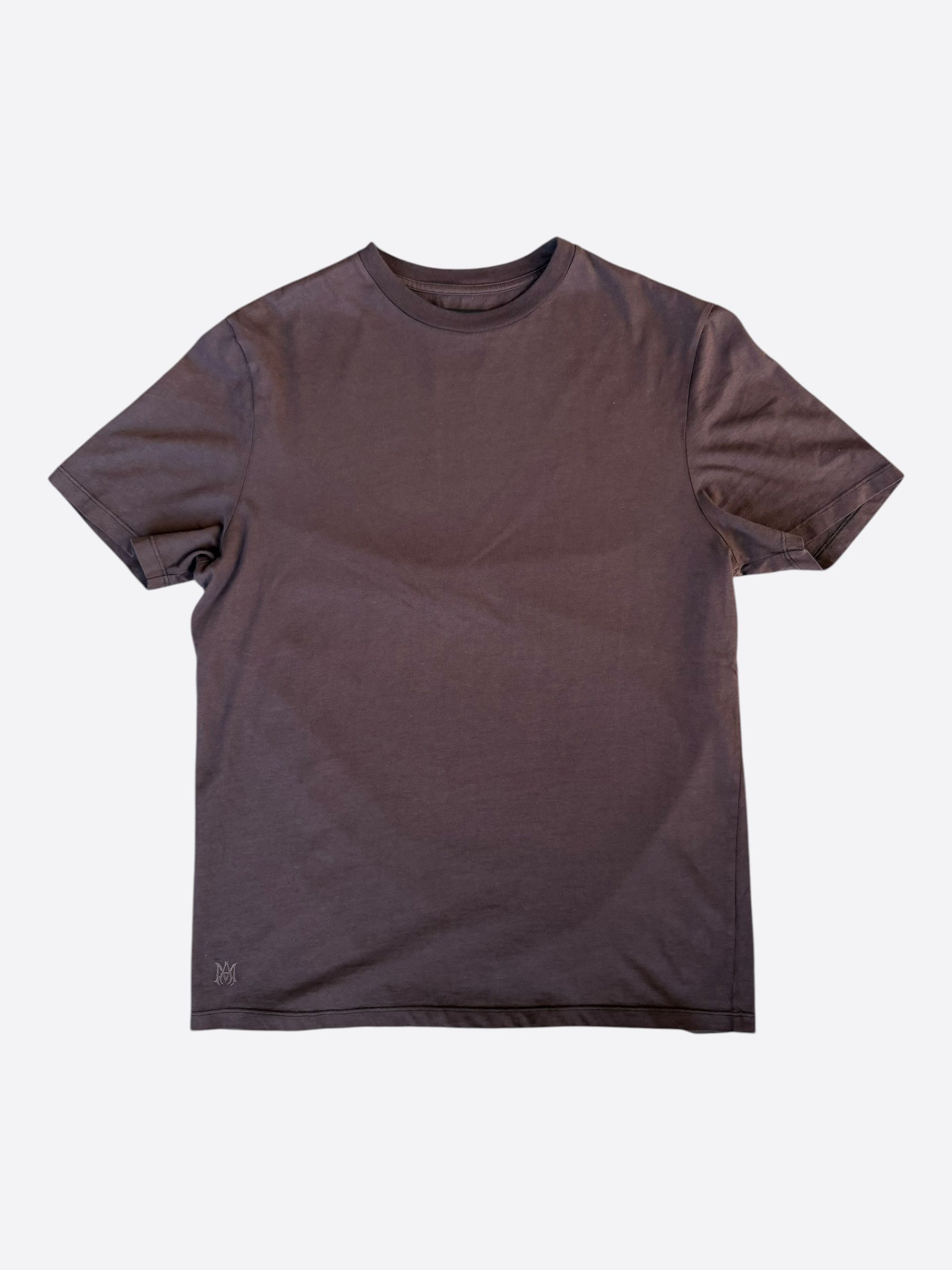 Amiri Amiri Brown Mini MA Logo Embroidered T-Shirt Size US S / EU 44-46 / 1 - 1 Thumbnail