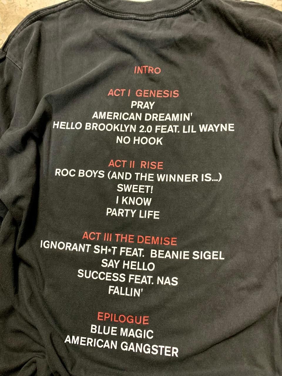 Vintage Jay Z American Gangster Promo Movie Tee Size US XL / EU 56 / 4 - 5 Thumbnail