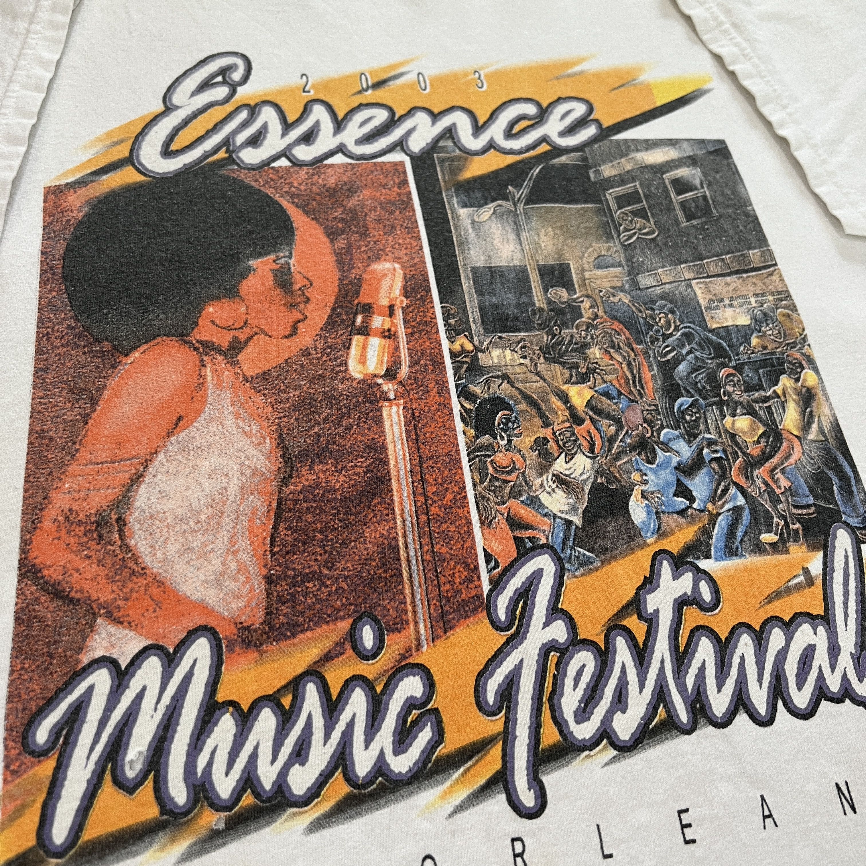 Band Tees 2003 Essence Festival R&B Erykah Badu Ll Cool J Mo'Nique Size US L / EU 52-54 / 3 - 10 Thumbnail