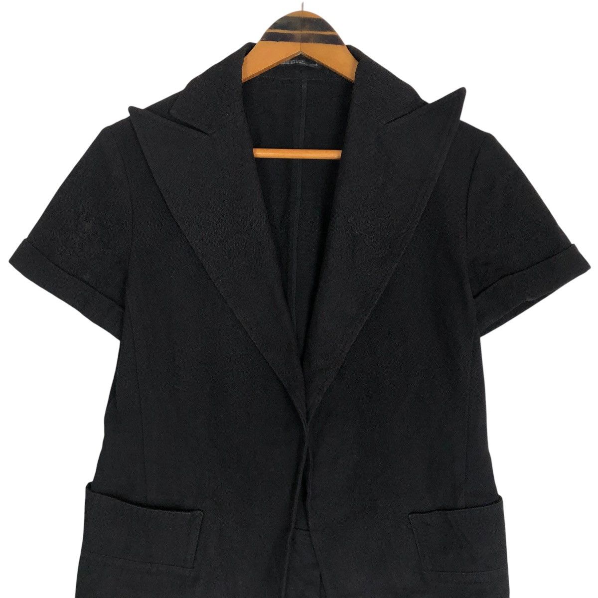 Yohji Yamamoto Vintage Yohji Yamamoto Noir S/S 2005 Cotton Canvas Jacket Size S / US 4 / IT 40 - 3 Thumbnail