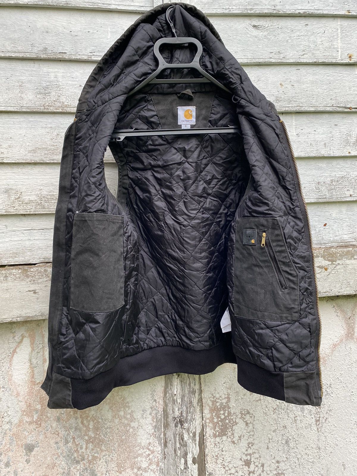 Carhartt × Vintage Carhartt Duck Canvas Sleeveless Thinsulate Hoodie Jacket Size US S / EU 44-46 / 1 - 3 Thumbnail