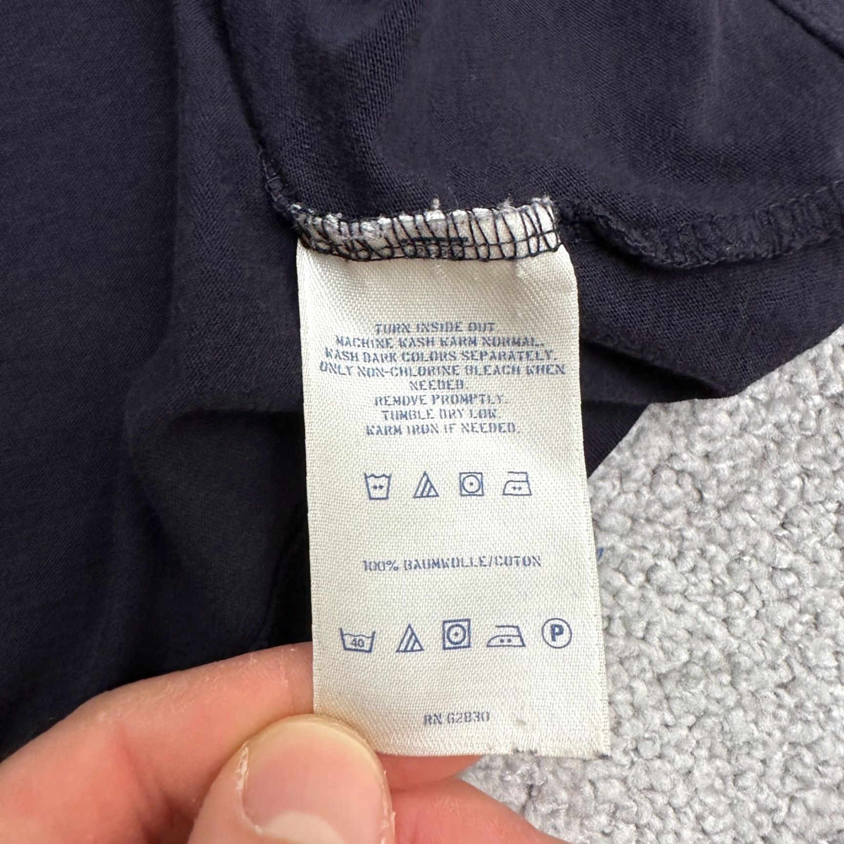 Lands' End VINTAGE Lands' End Canvas T-Shirt Womens Medium Blue Crew Neck Long Sleeve Casual Size M / US 6-8 / IT 42-44 - 7 Thumbnail