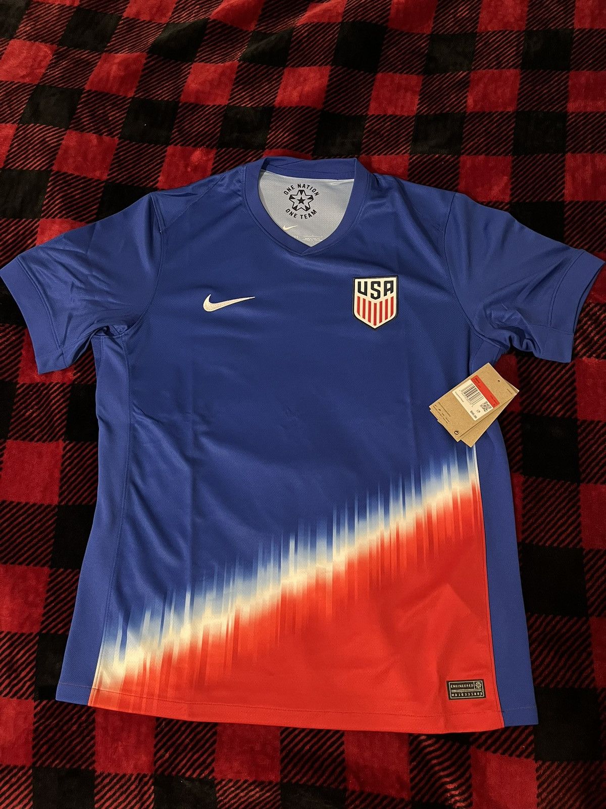 Nike USMNT 2024 Stadium Away Nike Dri-FIT Soccer Jersey Sz L Size US L / EU 52-54 / 3 - 1 Thumbnail