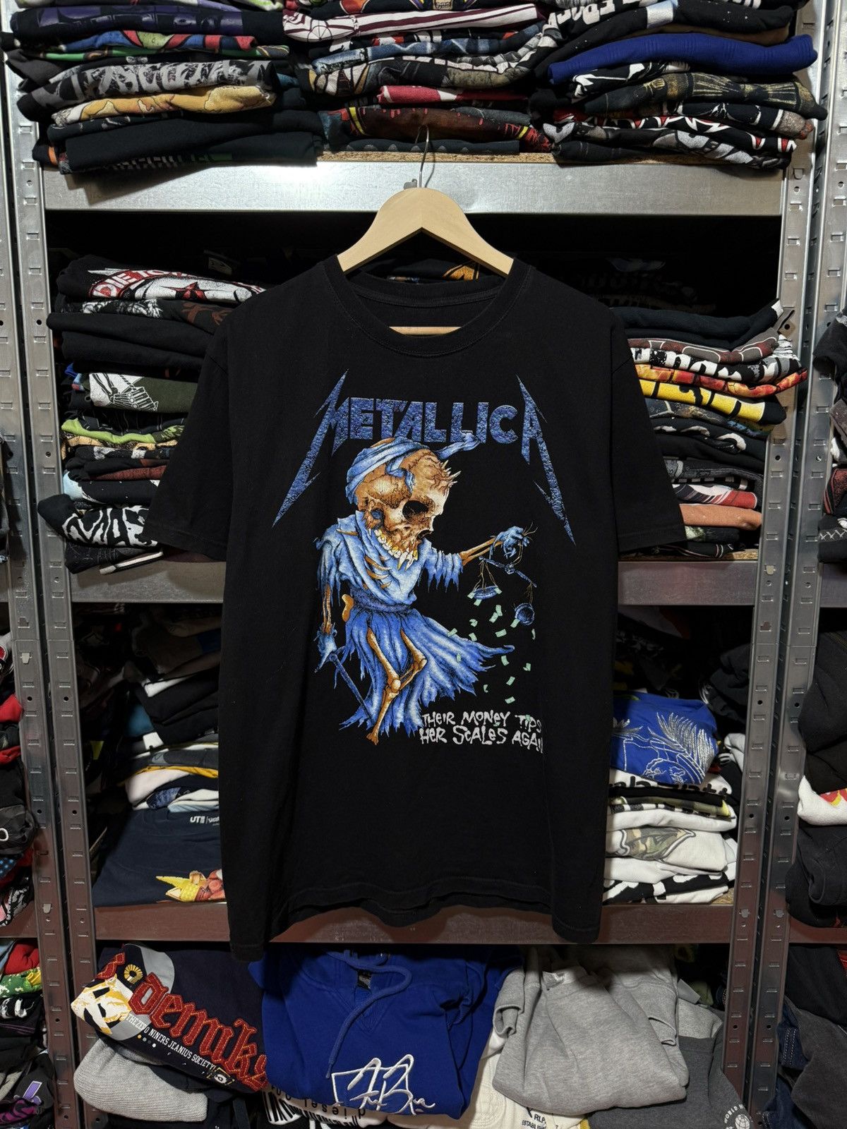 Vintage Metallica And Justice for All Band Rock T-Shirt Y2K