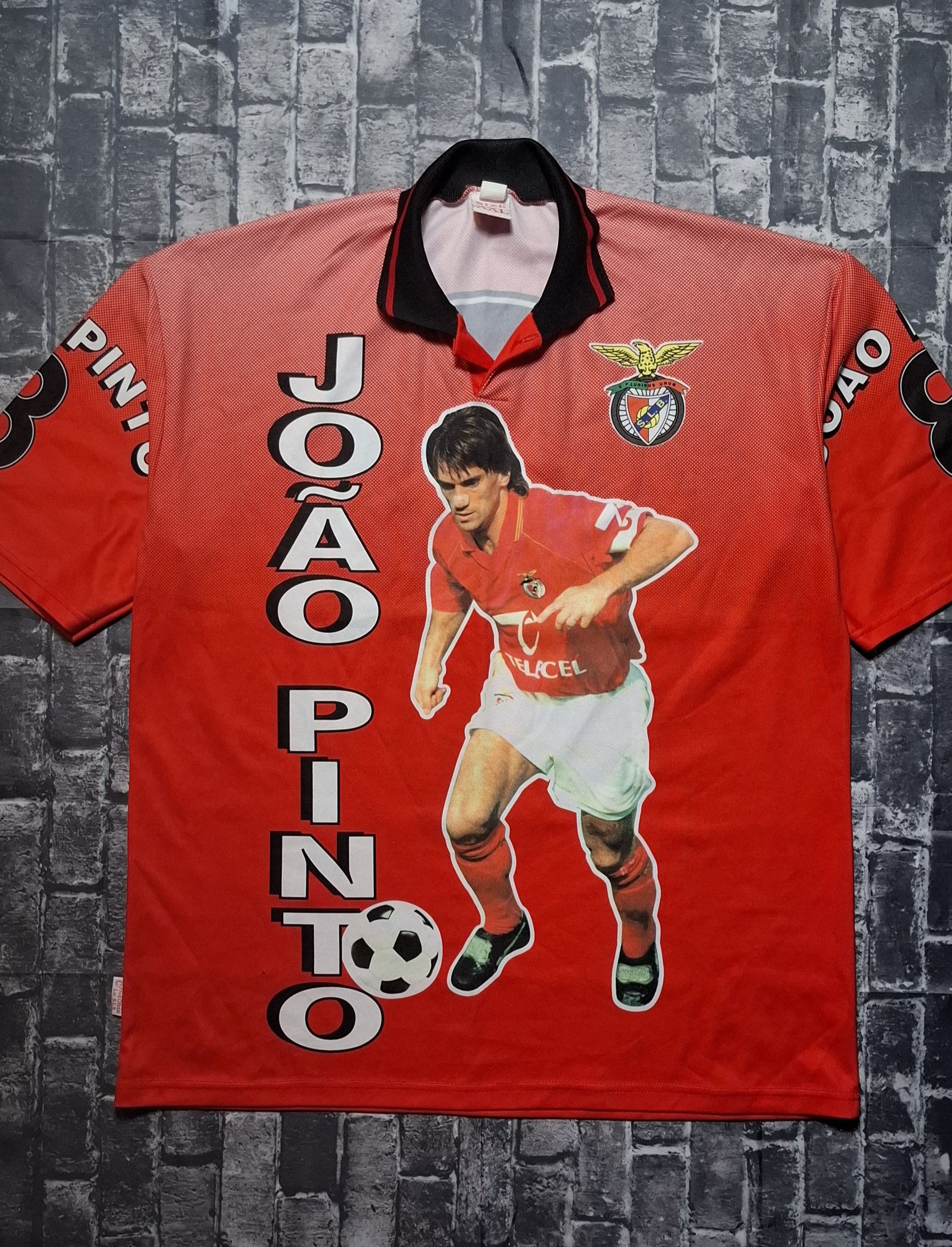 Other Benfica João Pinto #8 retro football shirt men's jersey Size US XXL / EU 58 / 5 - 1 Thumbnail