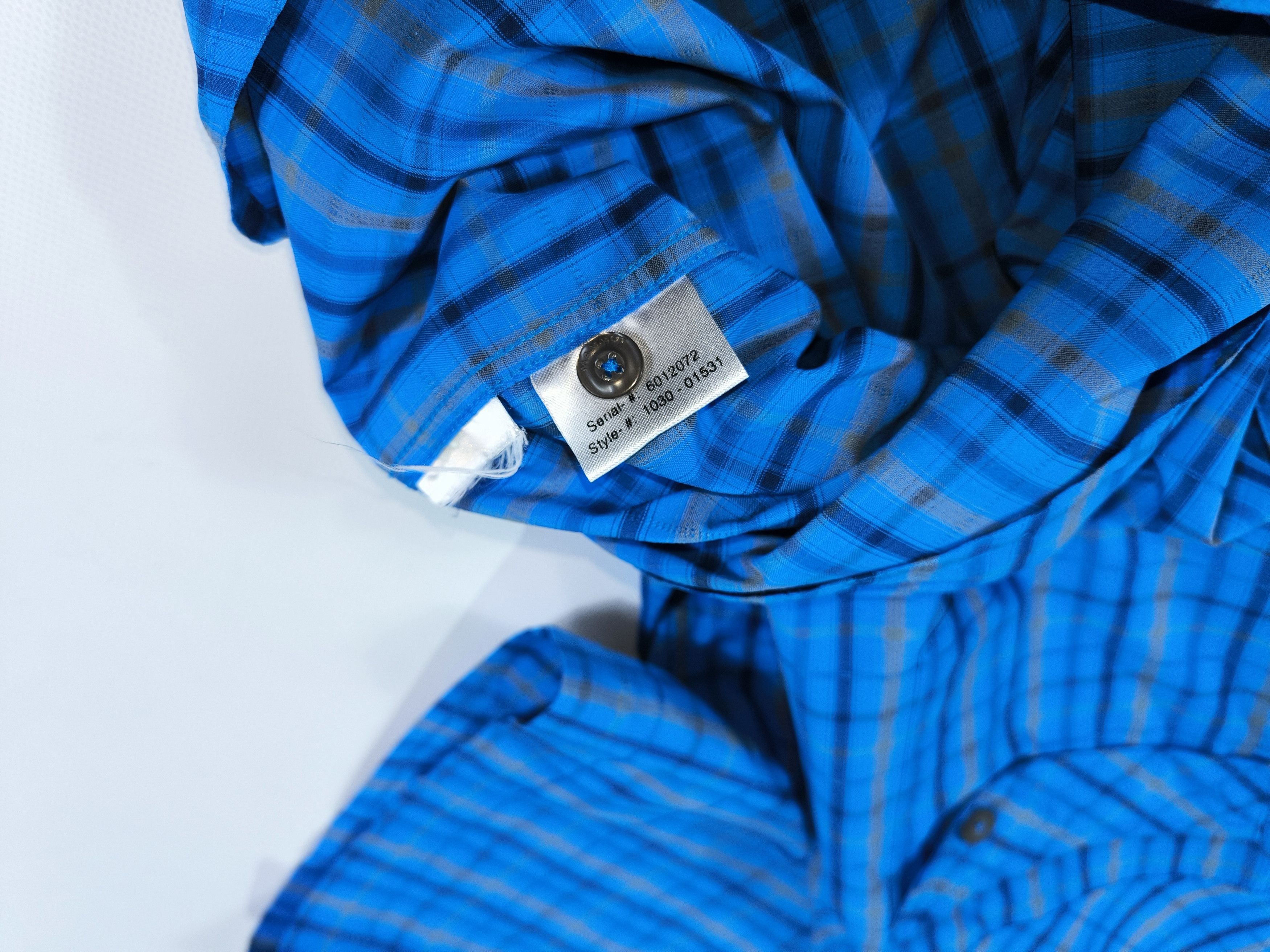 Mammut Mammut Blue Checkered Shirt Size 2XL Size US XXL / EU 58 / 5 - 6 Thumbnail