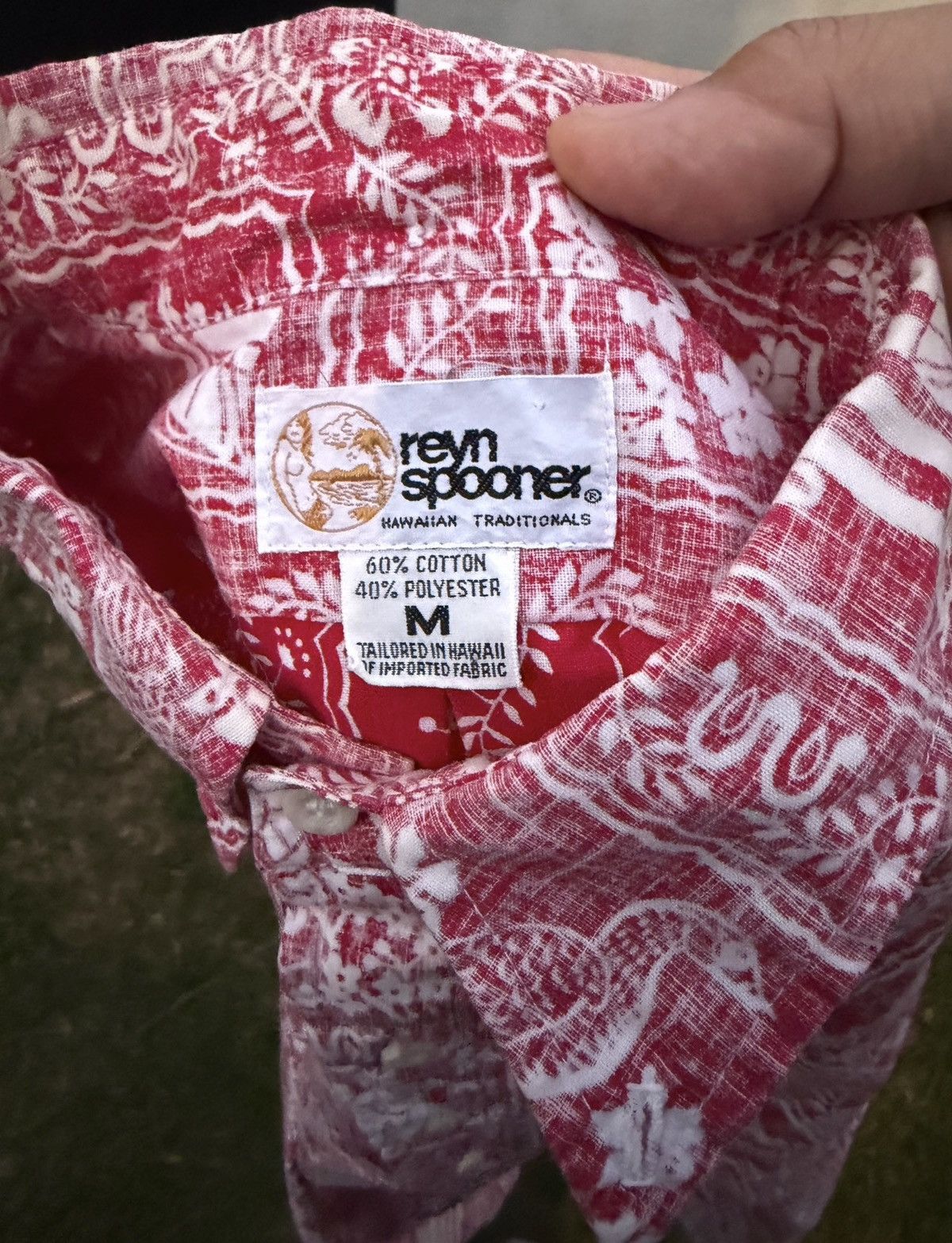 Reyn Spooner Reyn Spooner Classic Red Hawaiian Print Pullover Men's M Size US M / EU 48-50 / 2 - 4 Thumbnail
