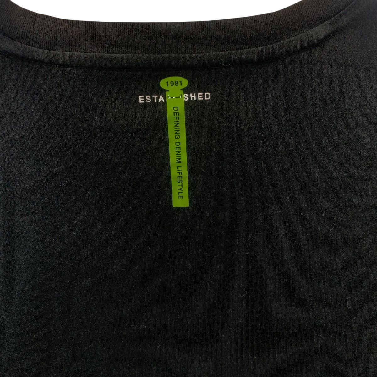 Guess GUESS USA DENIM Lifestyle Logo Cropped Top Tee Shirt Black Size XS / US 0-2 / IT 36-38 - 8 Thumbnail