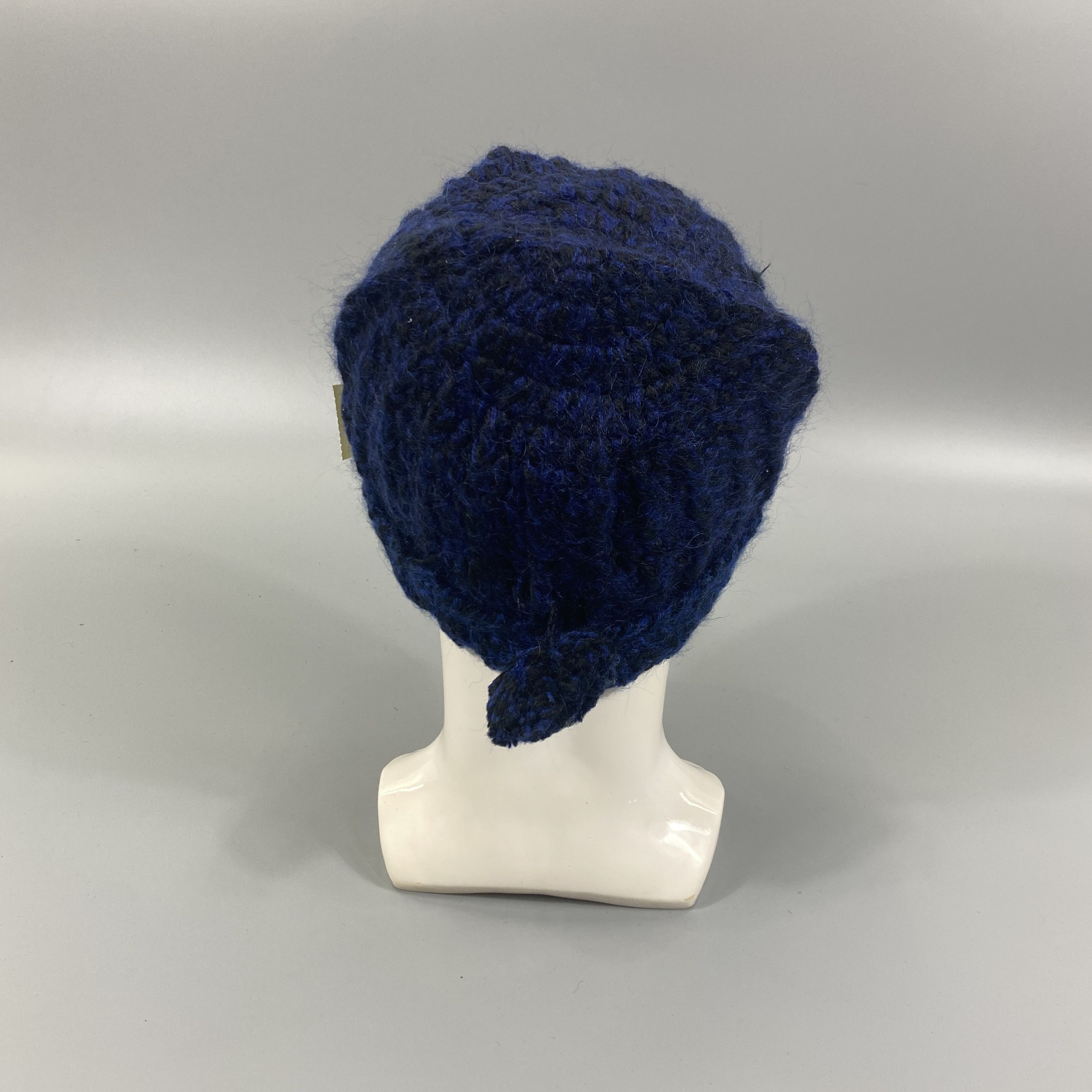 Japanese Brand Deep Indigo Beanie Knit Hat -BN752 Size ONE SIZE - 3 Thumbnail