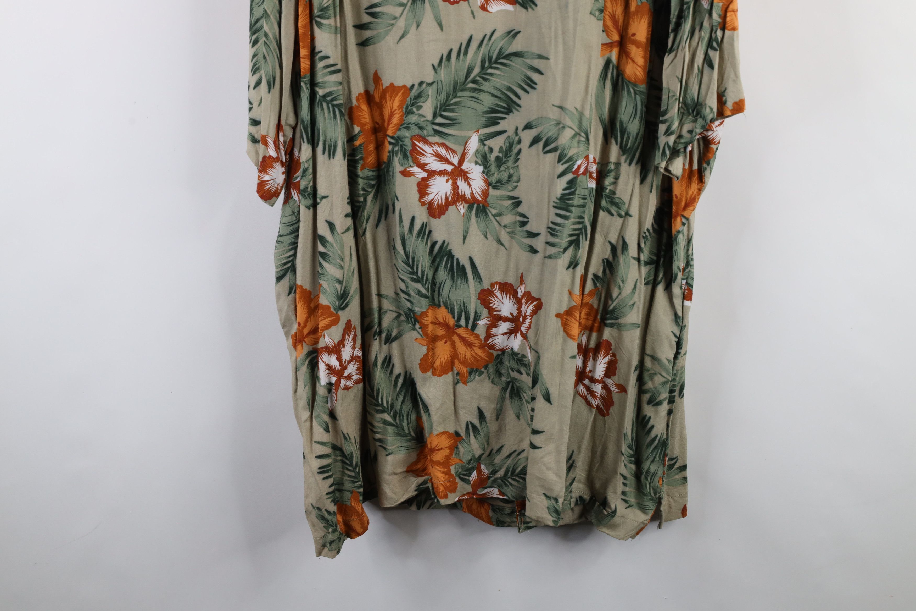 Vintage Vintage 90s Streetwear Flower All Over Print Button Shirt Size US XXL / EU 58 / 5 - 10 Thumbnail